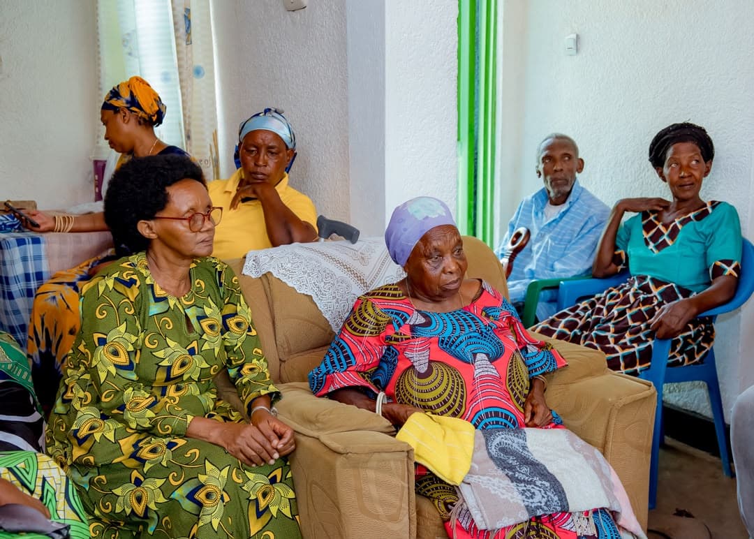 Older women sitting together during a Hidden Souls visit